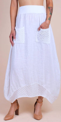 Gigi Moda - Primavera Linen Skirt