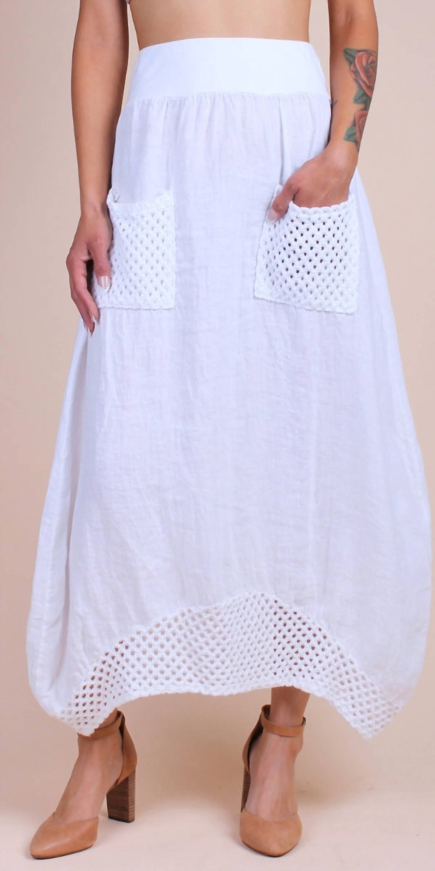 Gigi Moda - Primavera Linen Skirt