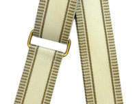 Made in Italy Women's Woven Guitar Style Bag Strap in italy women s woven guitar style bag strap in white gold - women's item - detail view