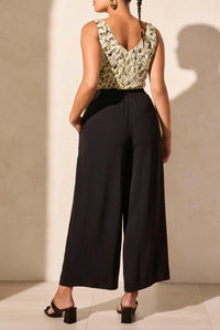 Tribal - Elastic Waistband Flowy Pant