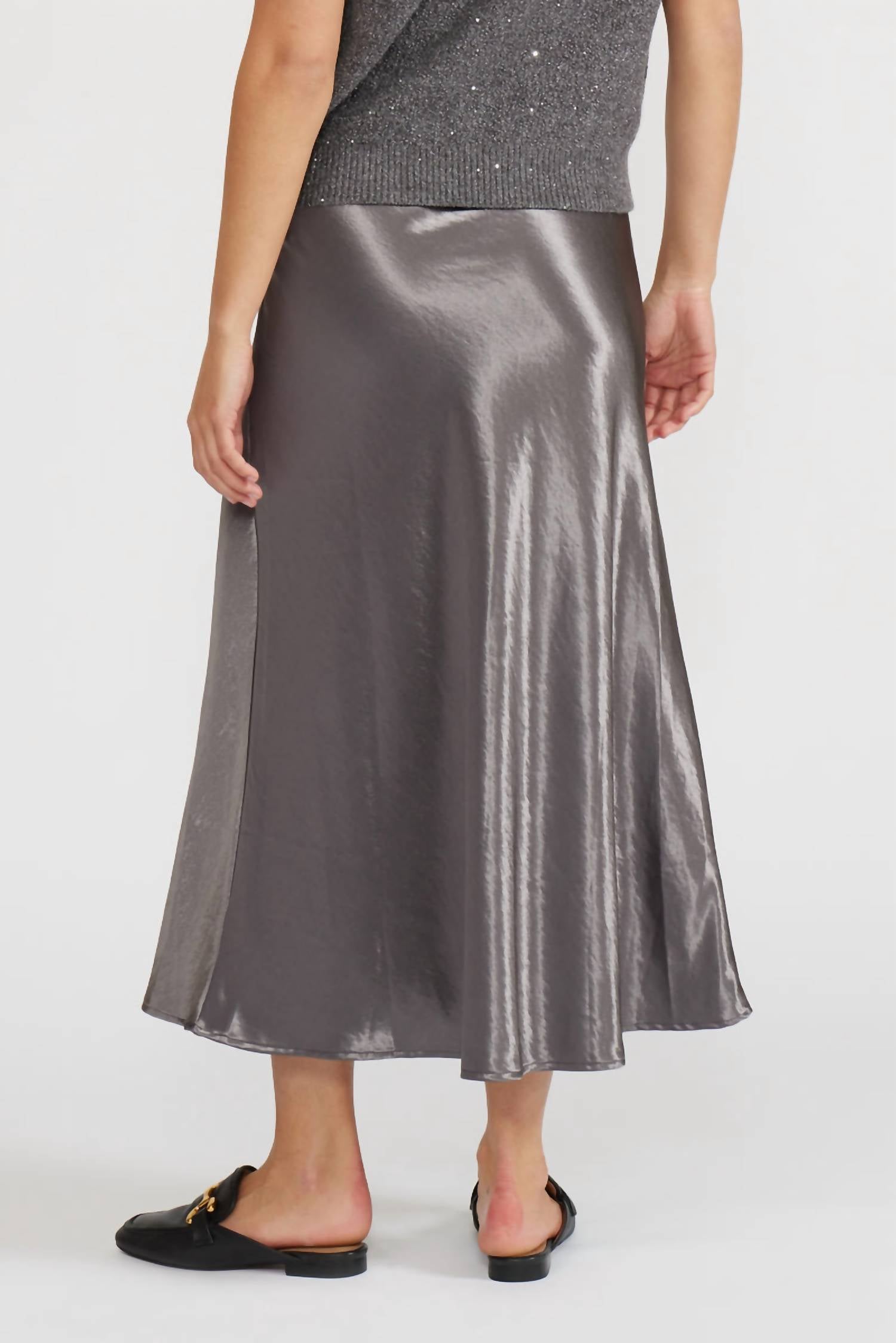 Lucy Paris - Barbara Satin Skirt