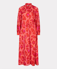 Esqualo - Floria Fancy Animal Print Long Dress