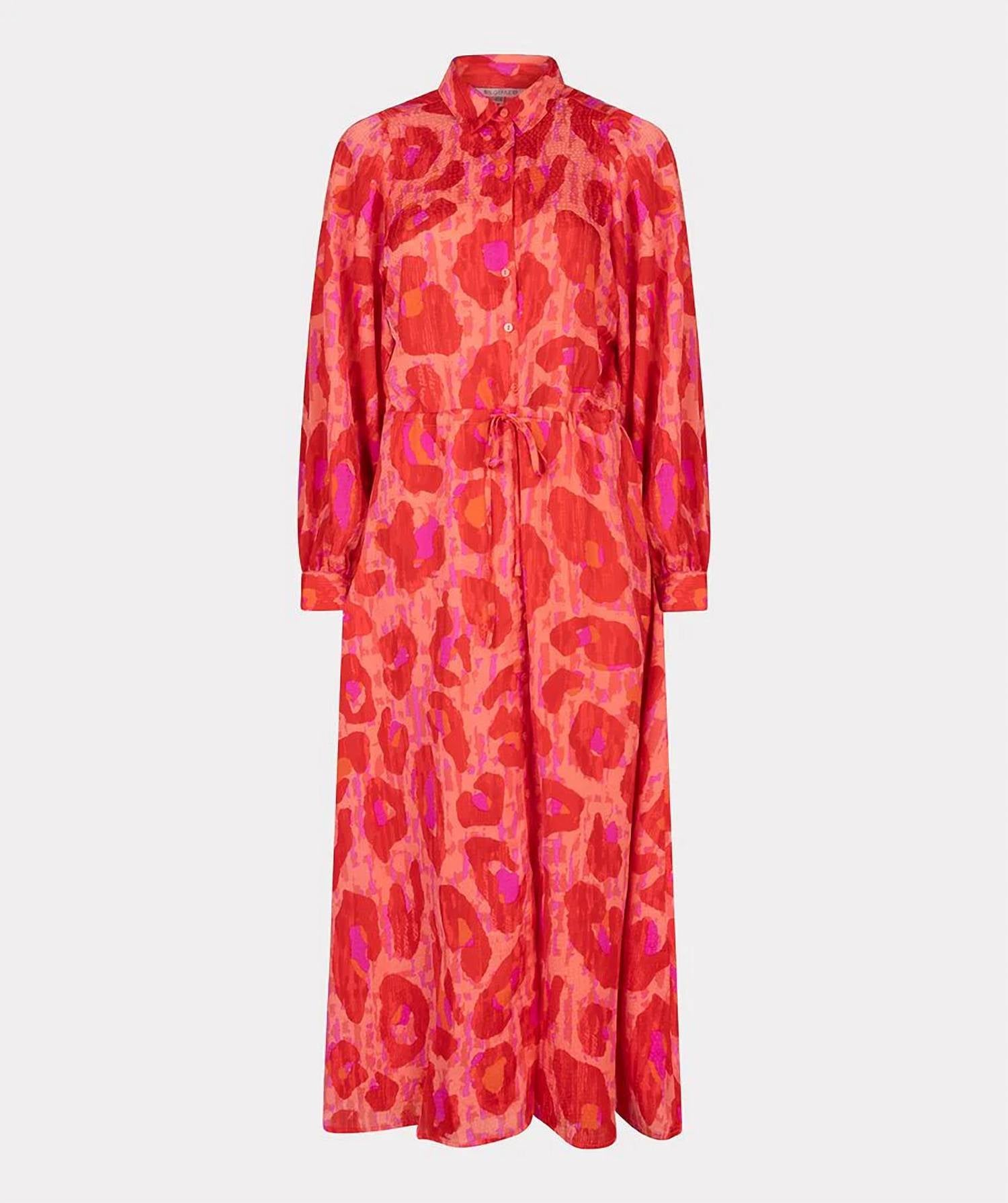 Esqualo - Floria Fancy Animal Print Long Dress