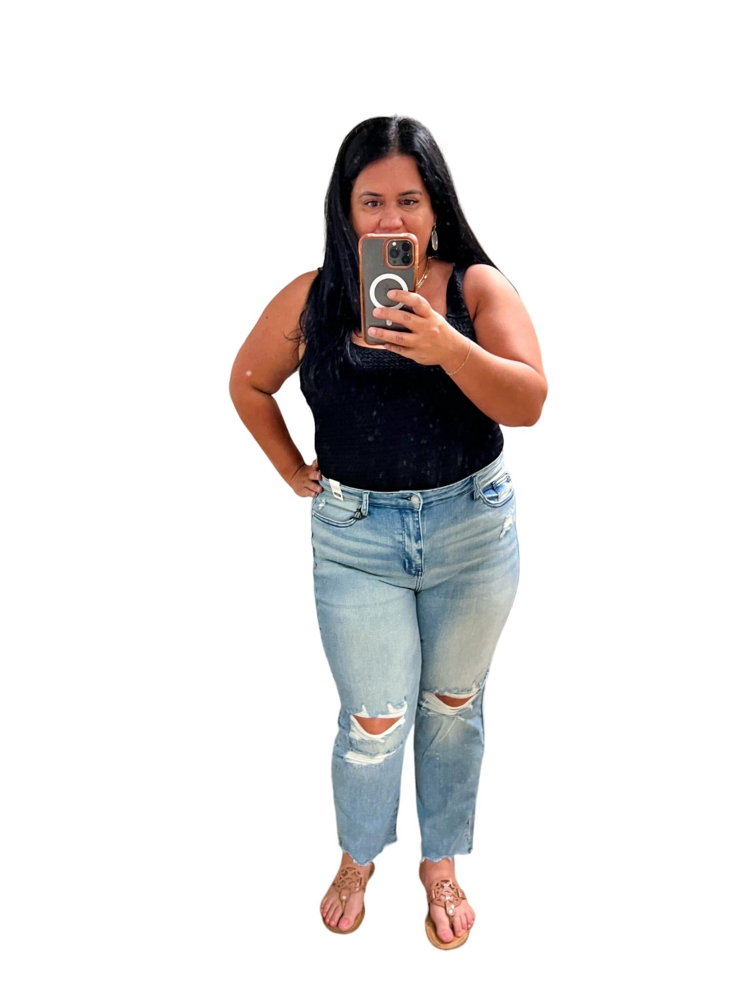 Kylee Stretchy Textured Bodysuit