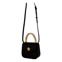 Versace - Women's Top Handle Mini Vitello Leather Handbag