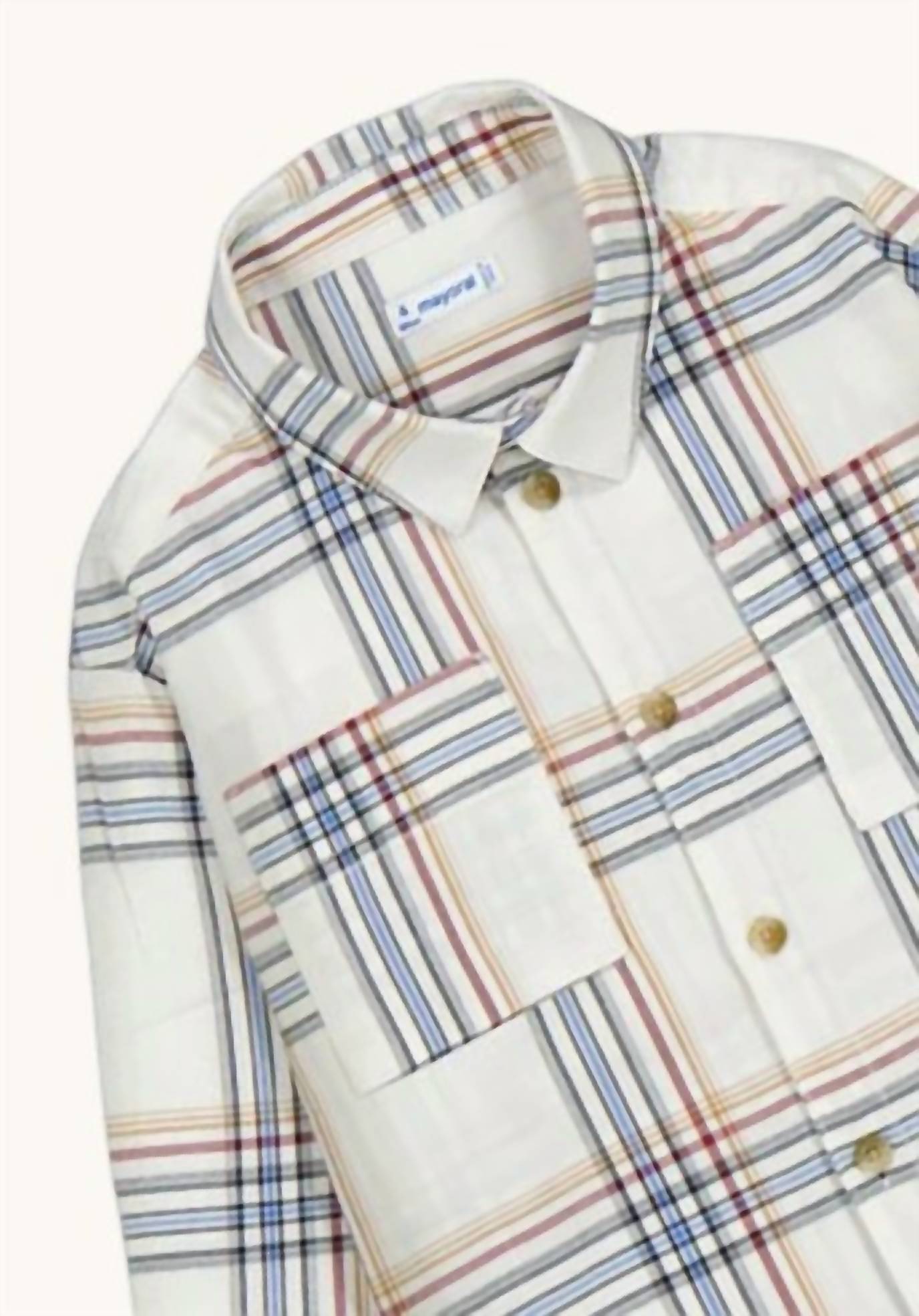 Mayoral - Boys' Long Sleeve Checked Shirt
