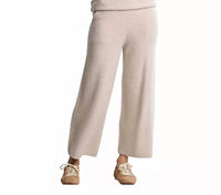 BAREFOOT DREAMS CozyChic Lite Raised Seam Culotte Pant in bisque - women's pants