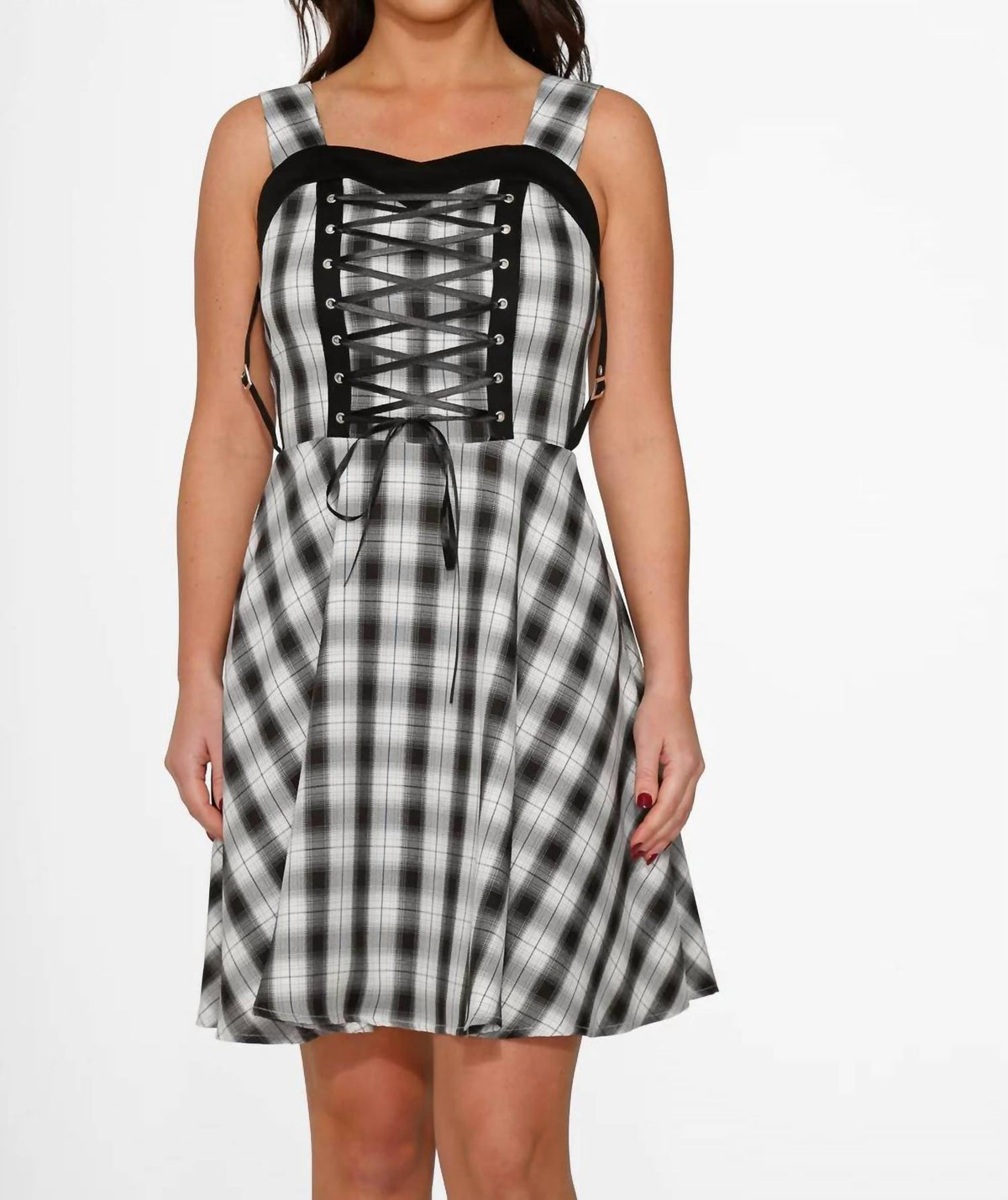 Orchid Bloom - Mini Cotton Swing Dress