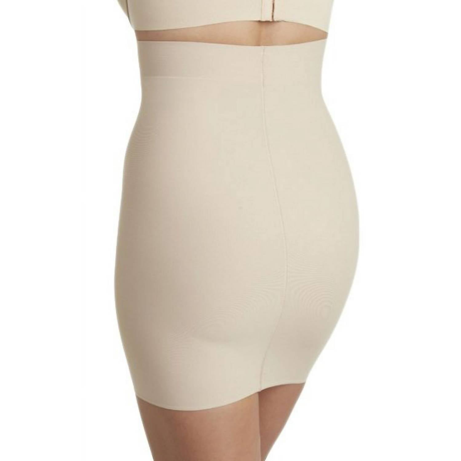 TC Fine Intimates Sleek Essentials Hi-waist Half Slip in warm beige - women's intimate - detail view