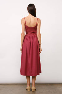 Loucia - Chloe Contrast Rib Midi Dress