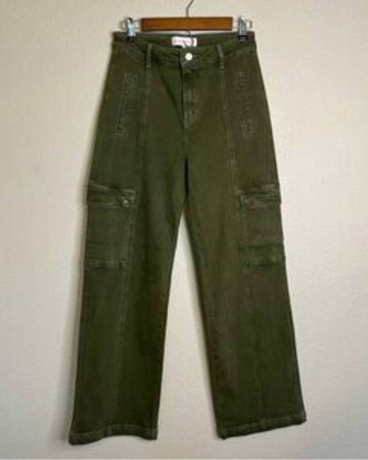 Risen - Women's Wide Leg Cargo Pants