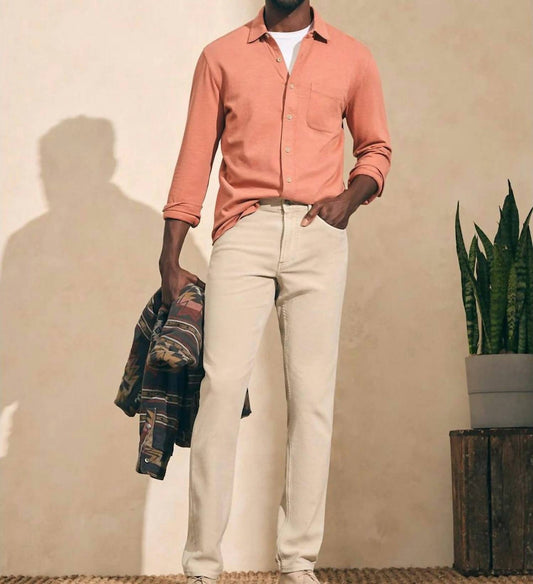Faherty - Stretch Terry 5 Pocket Pants