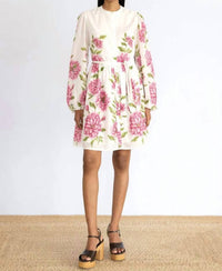 BANJANAN Allegra Dress in killara border syrath - women's dress
