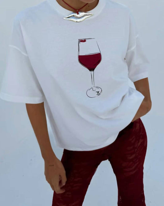 Never Fully Dressed - Vino Short Sleeve Top