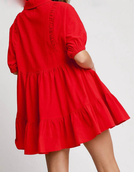Umgee - Tiered Babydoll Dress