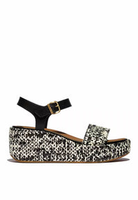 Fitflop - Women's Platforms Woven Wedge Ankle-strap Sandals