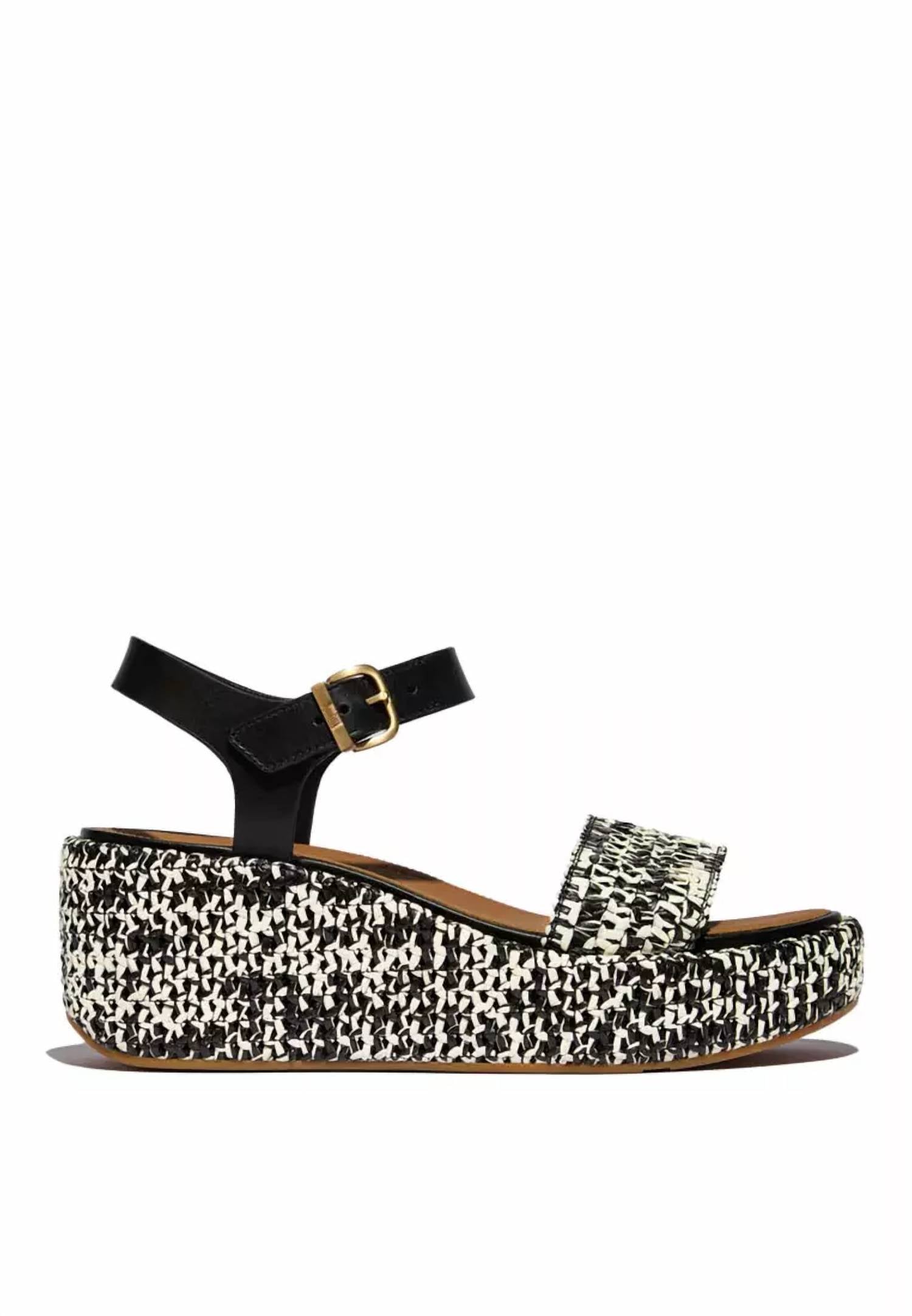 Fitflop - Women's Platforms Woven Wedge Ankle-strap Sandals