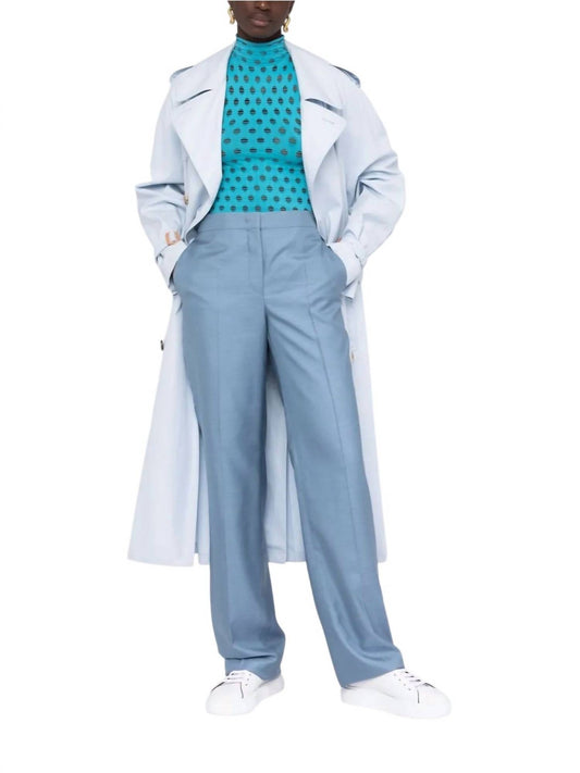 Salvatore Ferragamo - High Waisted Silk Trousers