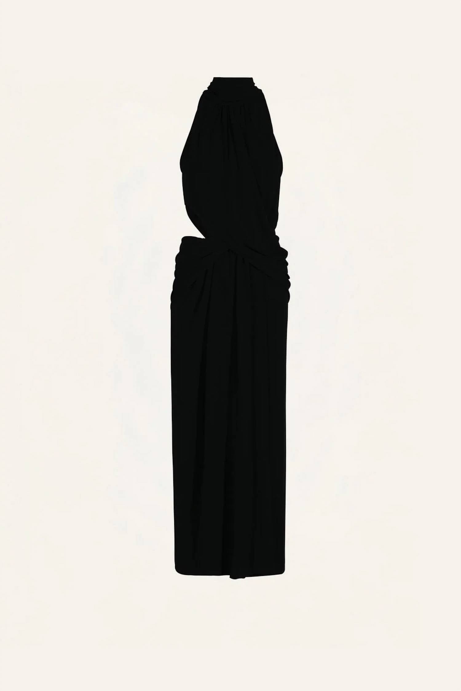 Johanna Ortiz - Jersey Retro Drape Maxi Dress