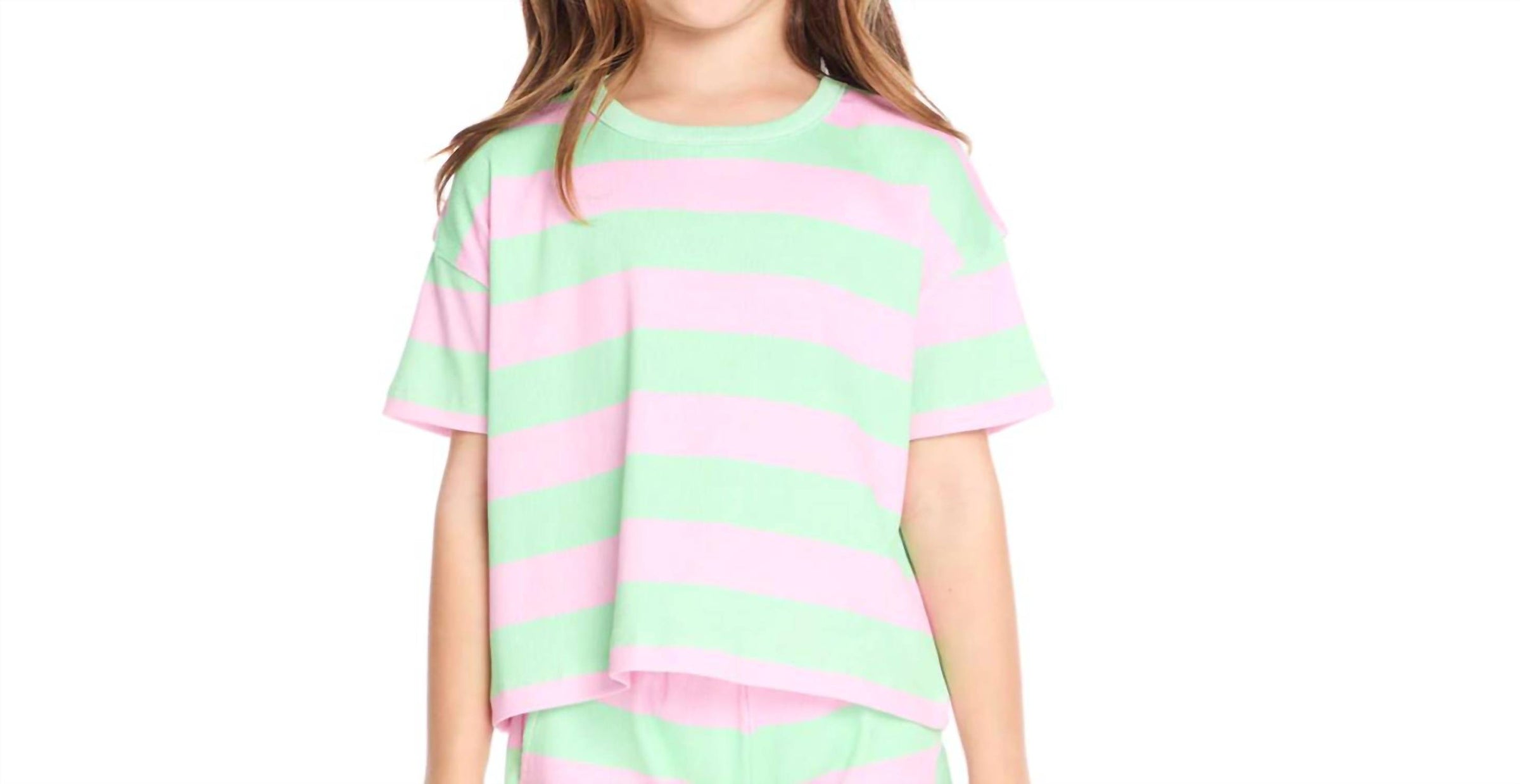 Chaser - Devin Tee Aloe Stripe