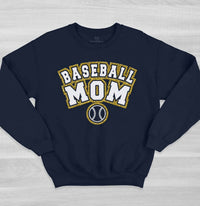Southern Bliss - Baseball Mom Varsity Glitter Sweatshirt