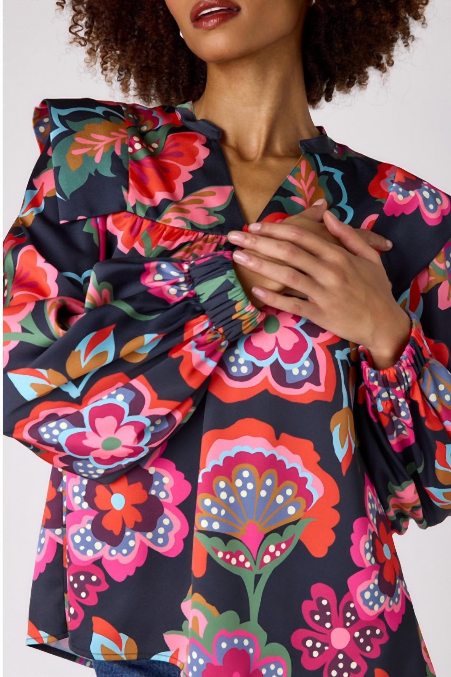 Crosby By Mollie Burch - Gaines V Neck Long Sleeve Top