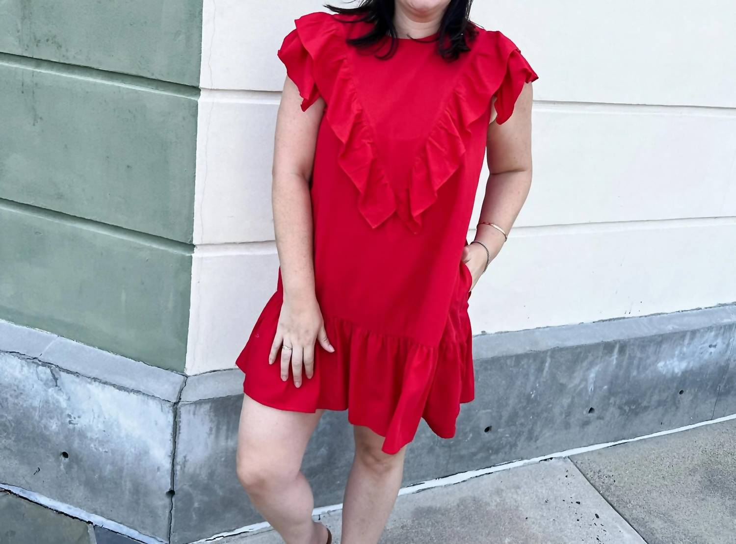 Pinch - Ruffle Detail Mini Dress