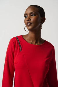 Joseph Ribkoff - KNEE-LENGHT SHIFT ZIPPER DRESS