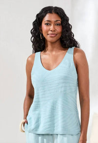 Tribal - Sleeveless V Neck Sweater