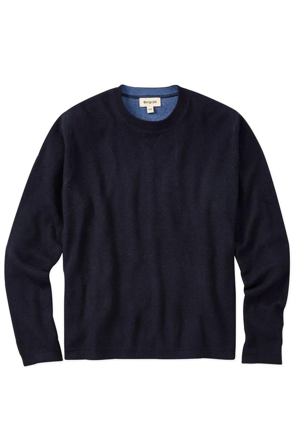 Borgo28 - Men's Reversible Cotton & Cashmere Sweater