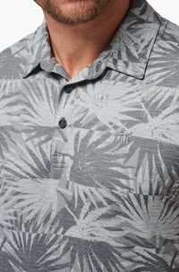 Travismathew - Sign Here Leaf Print Piqué Polo Shirt