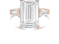 Diana M Jewels - Women's Emerald & Baguette Lab-grown Diamond Fashion Ring (15.00 Ct) - Grand