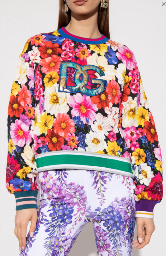Dolce & Gabbana - Women's Floral Brocade Sweatshirt
