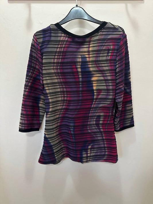 Joseph Ribkoff - Women's Wave Side Zip Top