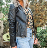 Mauritius - Olivia Leather Jacket - Plus