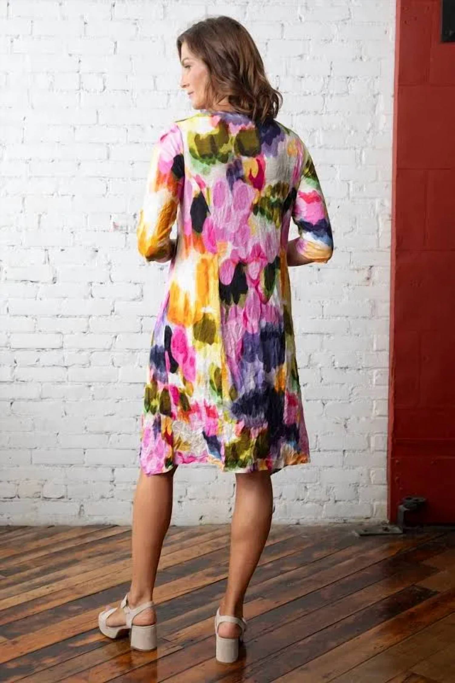 Olivia By Habitat - Tissue Crinkle Garden Stephanie Dress