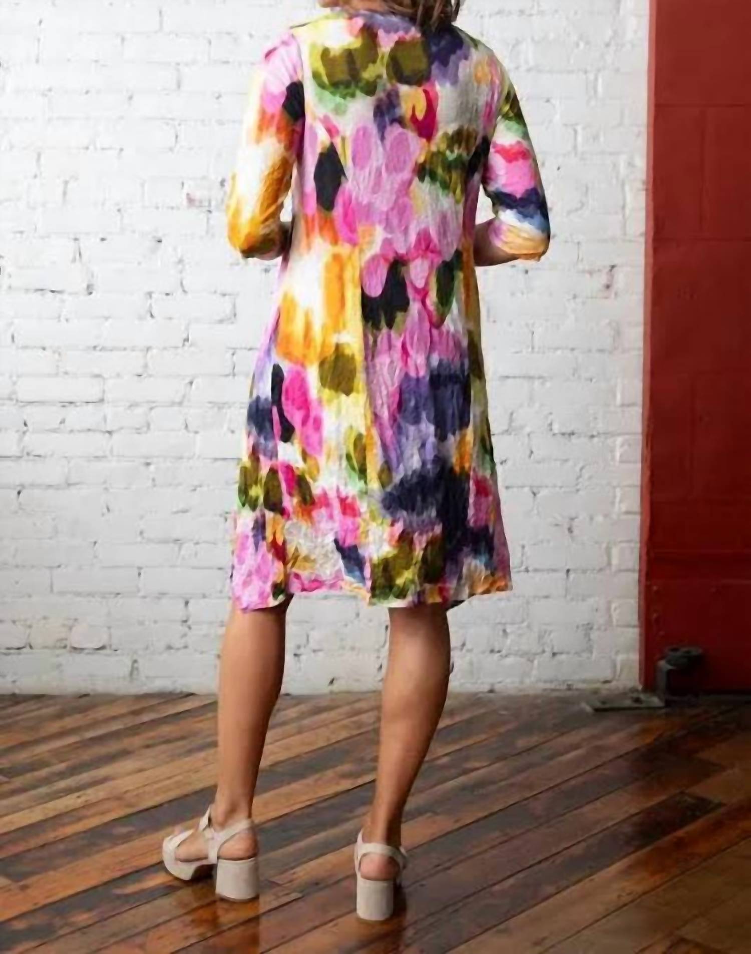 Olivia By Habitat - Tissue Crinkle Garden Stephanie Dress