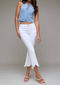 Hidden - Happi Hi-rise Cropped Flare Jean