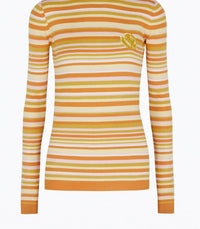 AWA RIBBED-KNIT TURTLENECK TOP