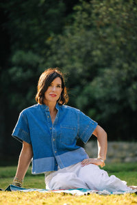 Shop Kmj - Ava Denim Barrel Jeans