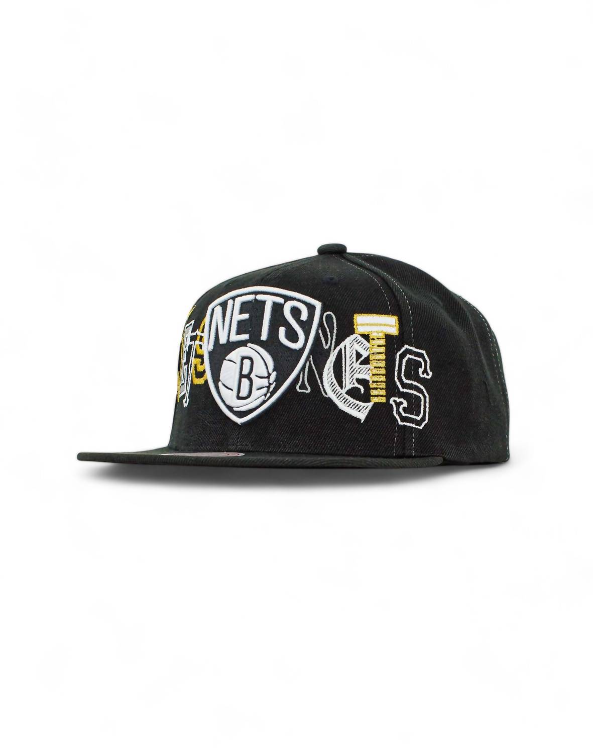 Mitchell & Ness - MEN'S NBA BROOKLYN NETS HYPE TYPE SNAPBACK CAP