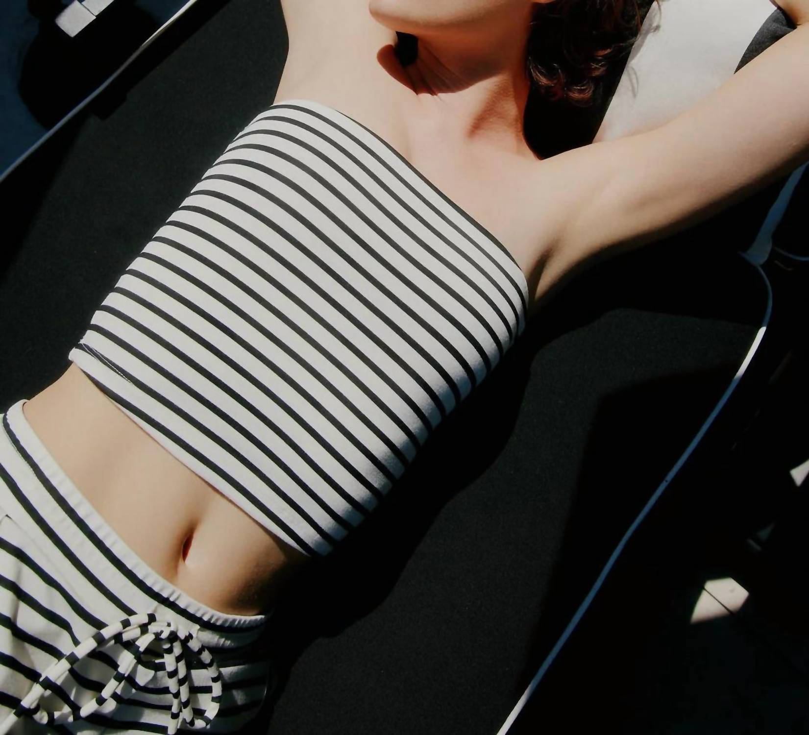 Project Social T - Thea Striped Tube Top