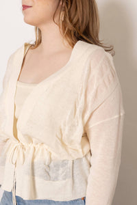 Sita Murt - Tie Waist Long Sleeves Jacket
