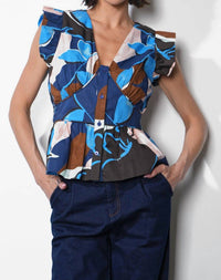 Greylin - Sarina Poplin Top