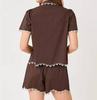 Lilly Pulitzer - Rikki Short Sleeve Embroidered Top