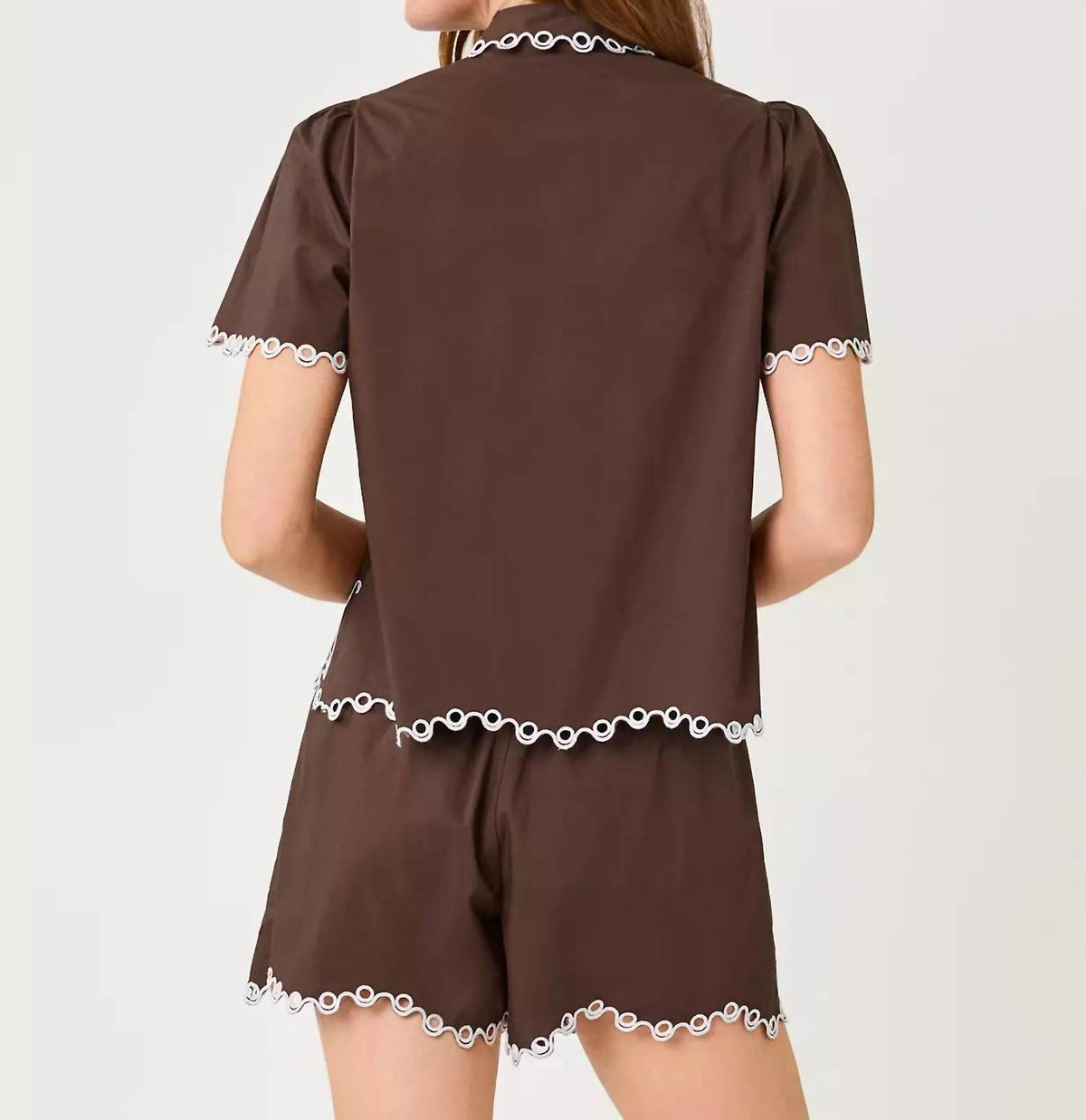Lilly Pulitzer - Rikki Short Sleeve Embroidered Top