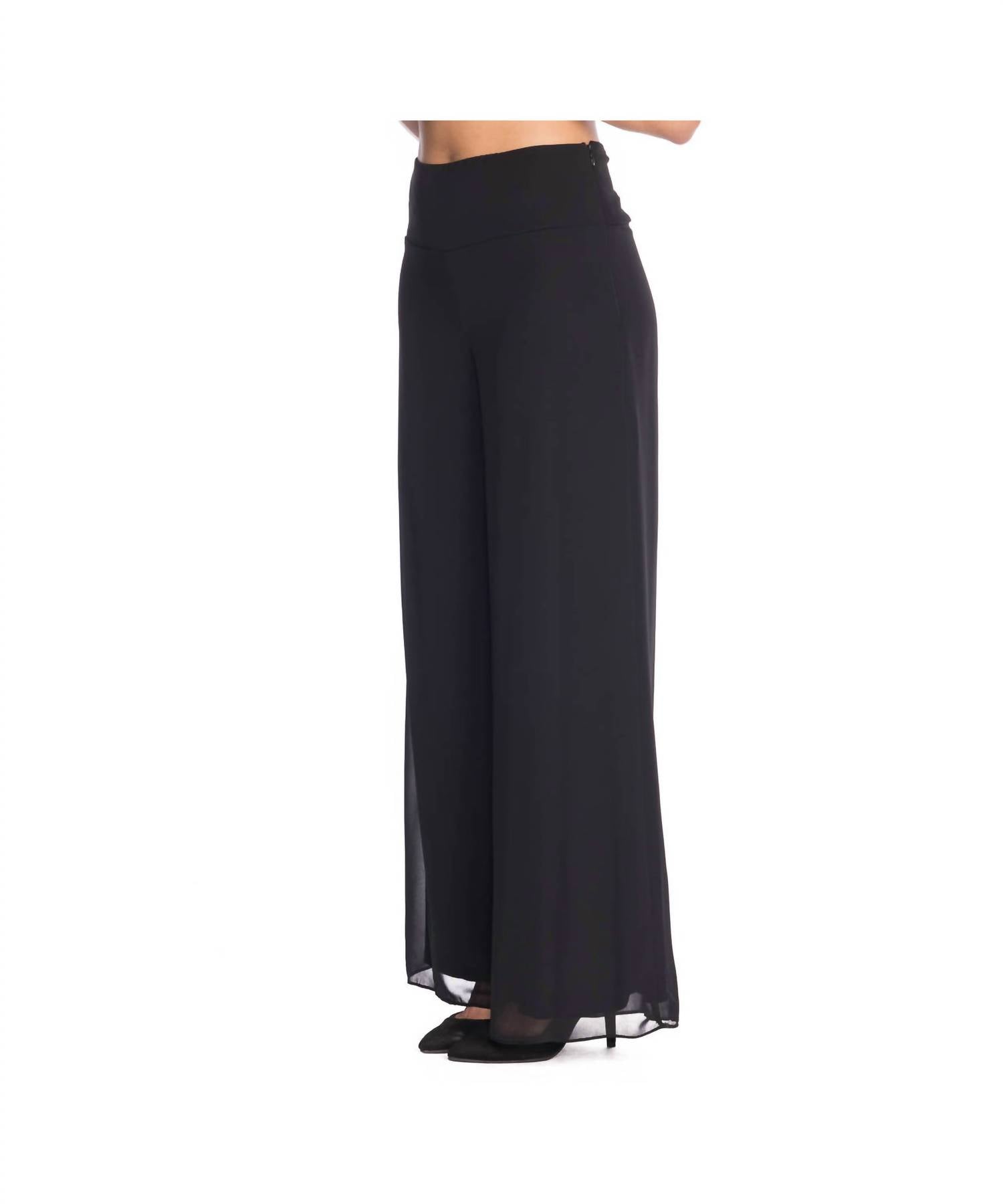 Last Tango - Chiffon Wide Leg Pants