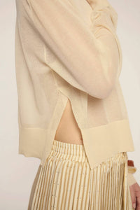 Deluc - Granada Sheer V-Neck Sweater