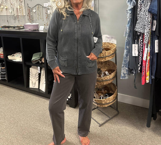 Pbj Blues - Full Zip Cardigan