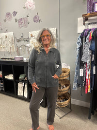 Pbj Blues - Full Zip Cardigan